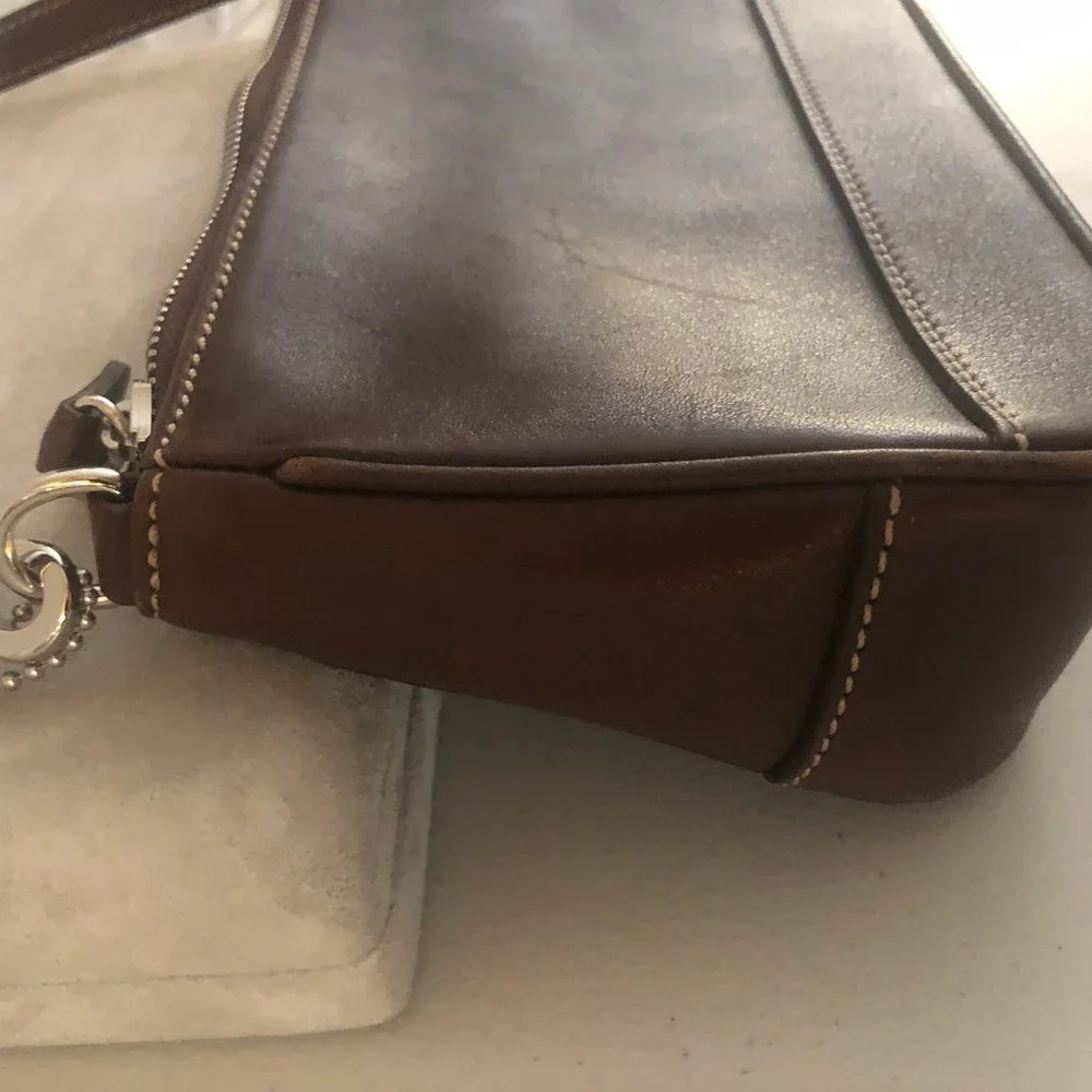 Coach Leather Satchel Shoulder Bag or Wristlet - convertible - Picture 7 of 15